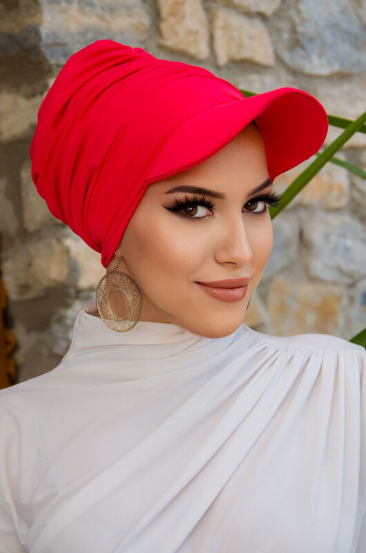 Kırmızı Havuz & Deniz Şapkası / Mayo Üstüne Kullanılabilir