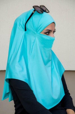 Mint Oversize Hijab - Thumbnail