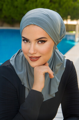 Aişe Tesettür - Nefti Hijab Havuz ve Deniz Bonesi (1)