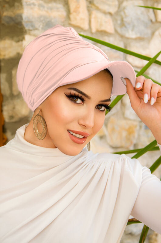 Uçuk Pudra Havuz & Deniz Şapkası / Mayo Üstüne Kullanılabilir